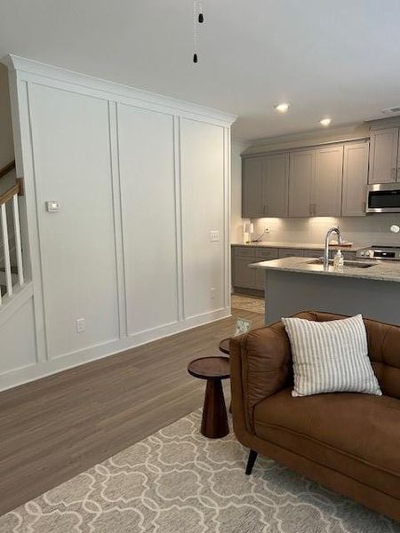 Furnished interior view inside a new home in , Ball Ground (Image 6). Furnished interior view inside a new home in , Ball Ground (Image 6).