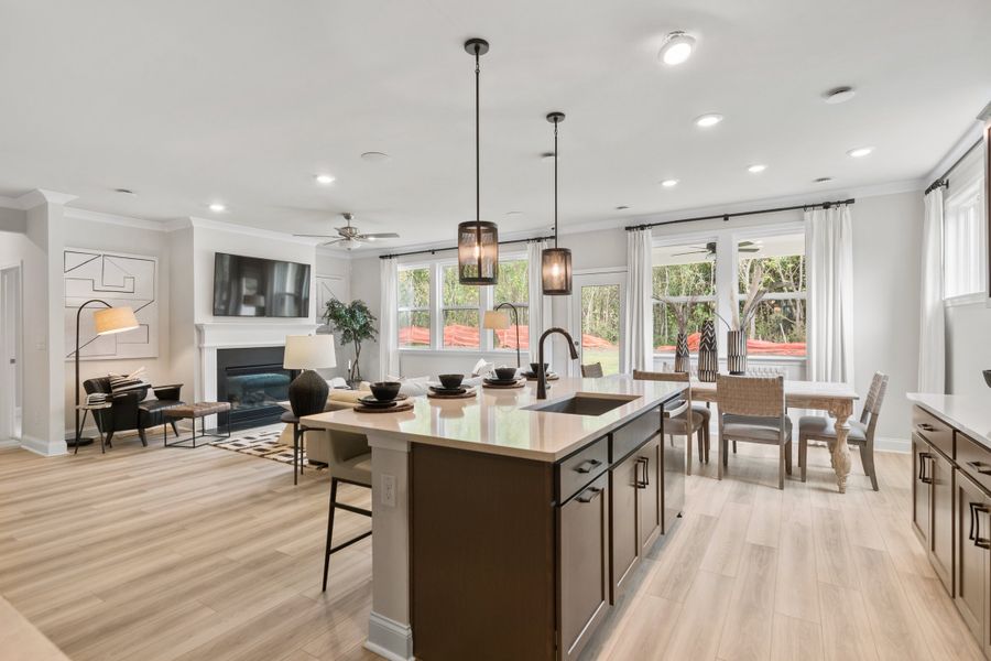 Representative furnished interior of a home built from the Essex by Taylor Morrison in Kennison Creek, Cumming (Image 10).