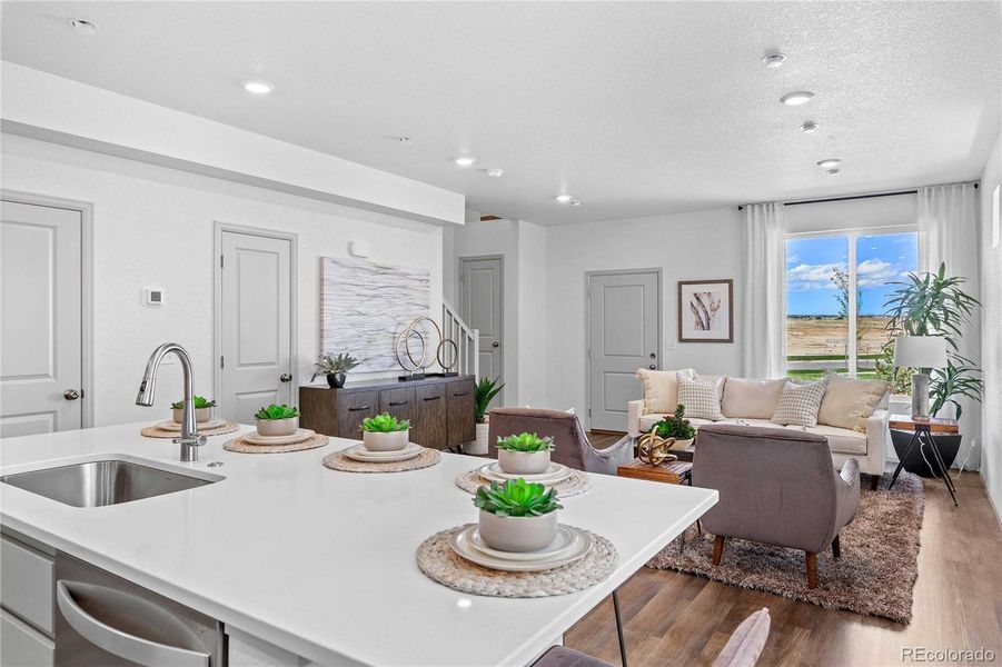 Furnished interior view inside a new home in Green Valley Ranch, Aurora (Image 24).