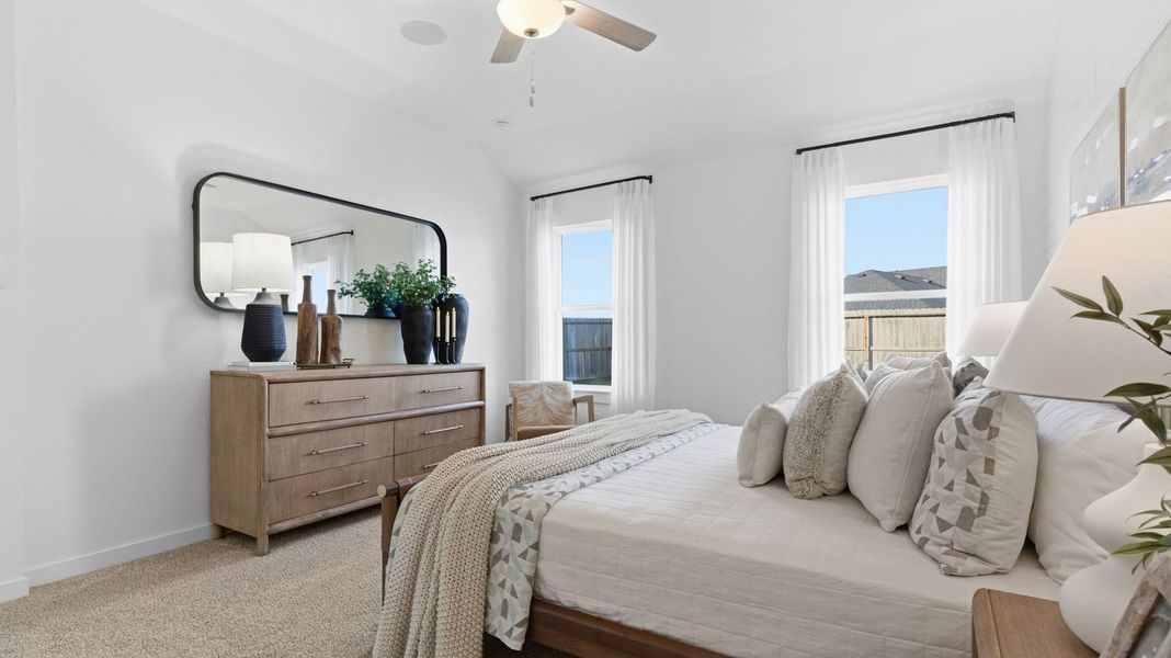 Furnished interior view inside a new home in Westland Ranch 50' Homesites, League City (Image 20).