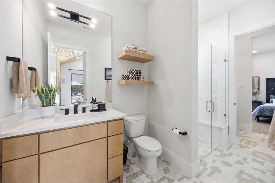 Furnished interior view inside a new home in , Prosper (Image 15). Furnished interior view inside a new home in , Prosper (Image 15).