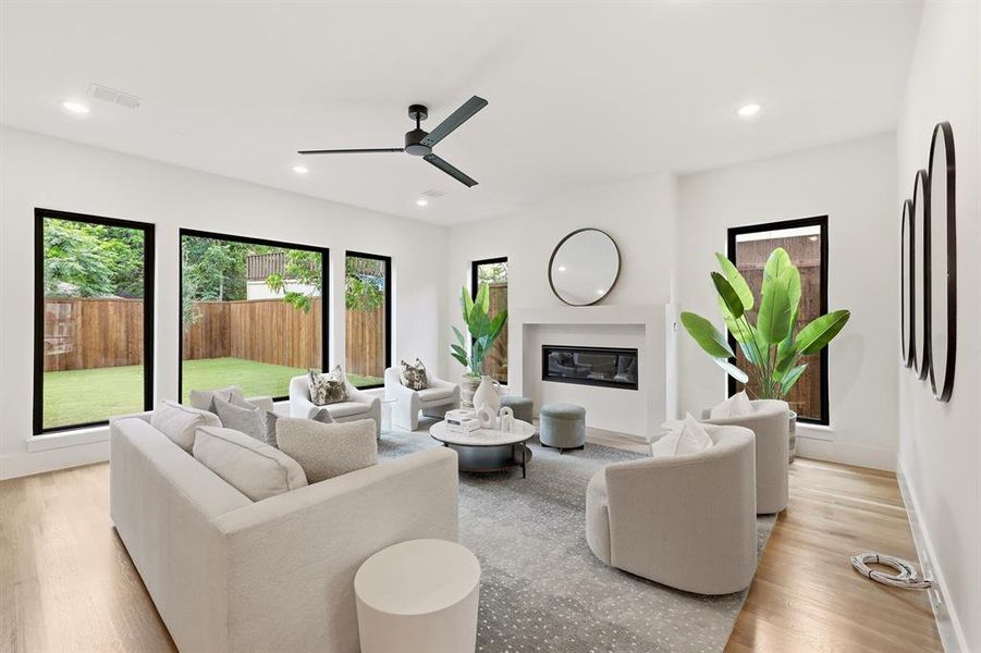 Furnished interior view inside a new home in , Dallas (Image 37).
