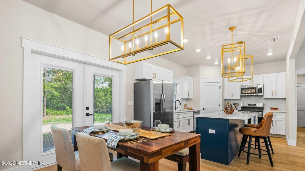 Furnished interior view inside a new home in , Hampton (Image 4).