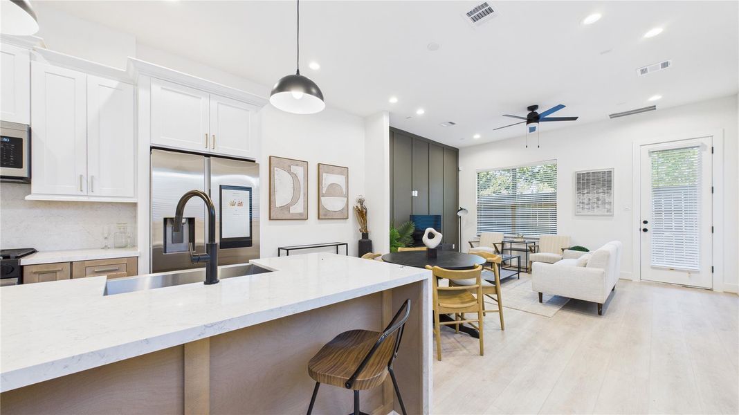 Furnished interior view inside a new home in , Houston (Image 27).