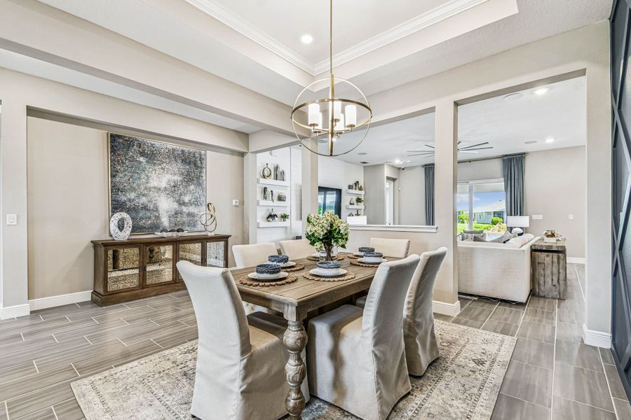 Furnished interior view inside a new home in River Preserve Estates, Parrish (Image 83).