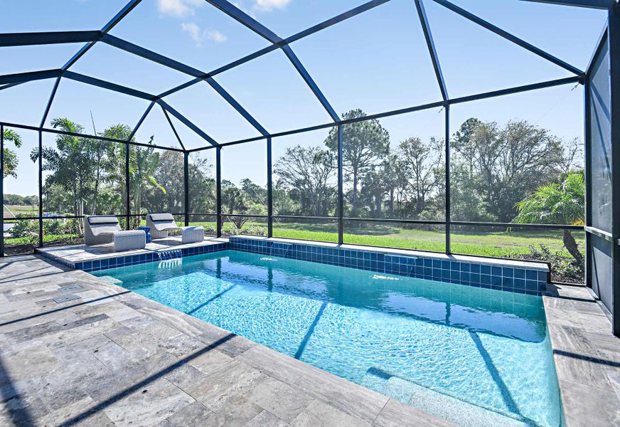 Exterior details and patio area of a home in Avelina, Venice (Image 26).