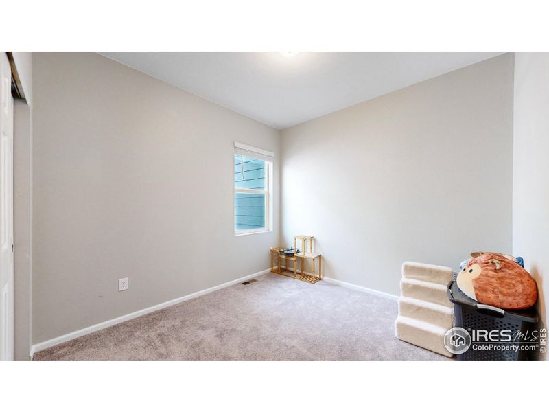 3rd bedroom with large closet.