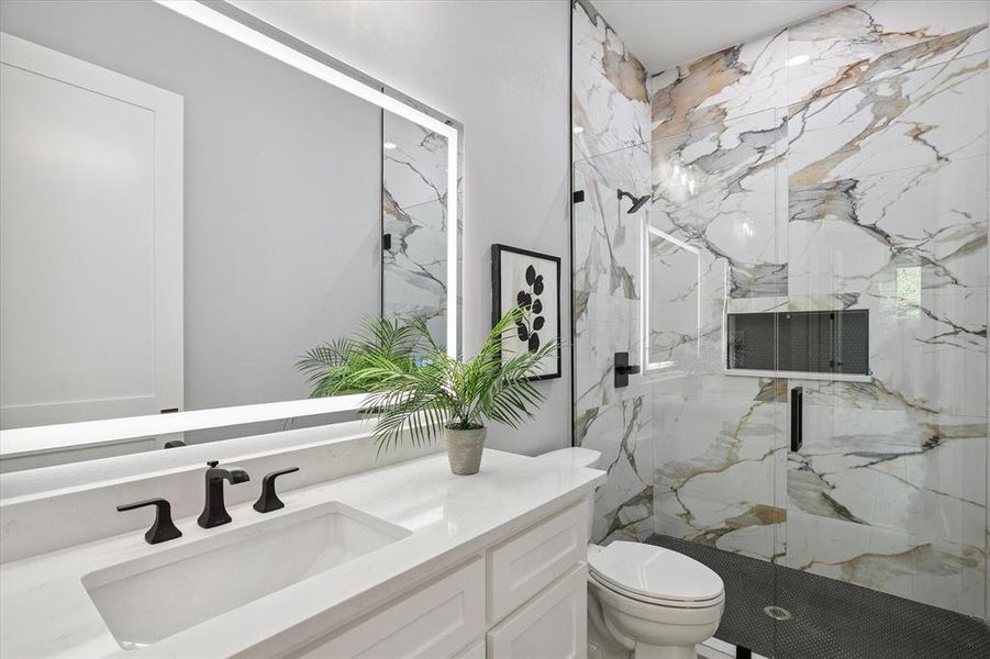 Furnished interior view inside a new home in , Arlington (Image 8).