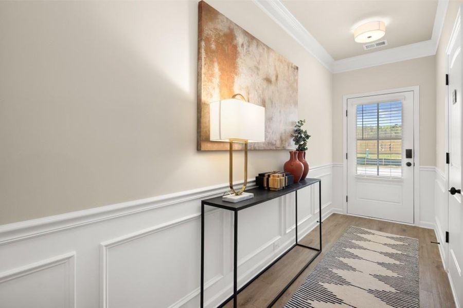 Furnished interior view inside a new home in Franklin Manor, Lawrenceville (Image 6).