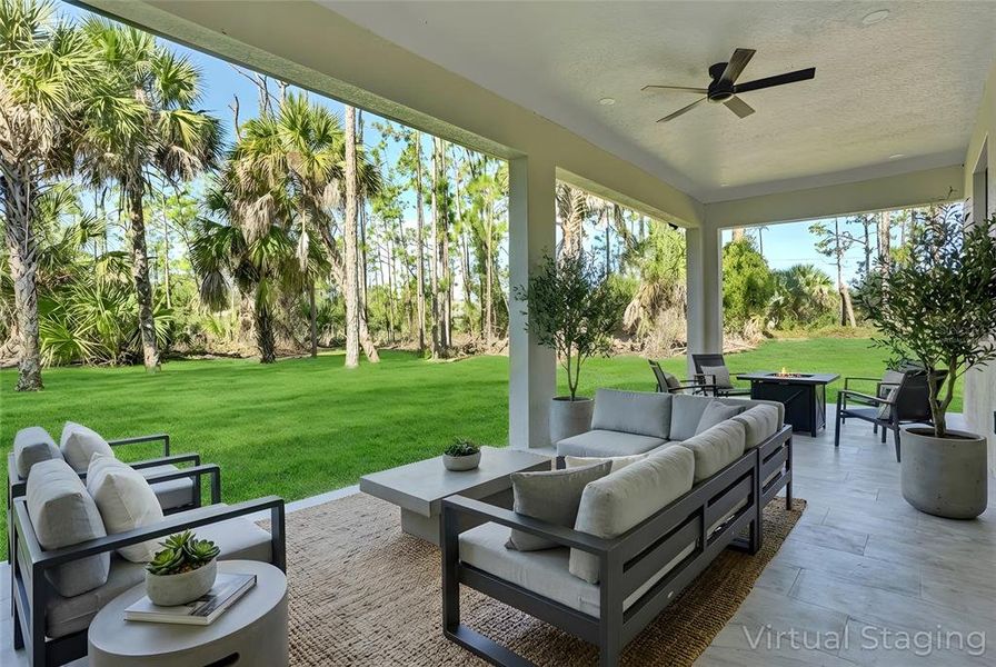 Exterior details and patio area of a home in , North Port (Image 4). Exterior details and patio area of a home in , North Port (Image 4).