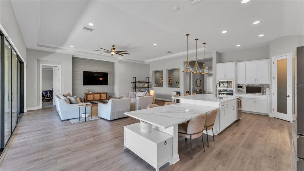 Furnished interior view inside a new home in Hawkstone, Lithia (Image 38).