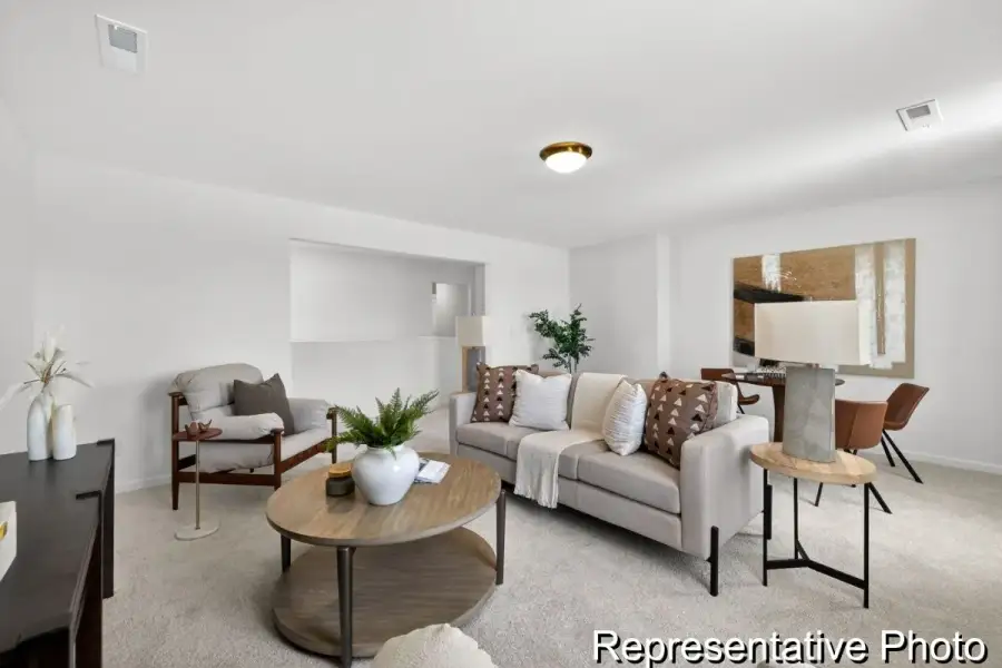 Furnished interior view inside a new home in Nathans Ridge, Lillington (Image 16). Furnished interior view inside a new home in Nathans Ridge, Lillington (Image 16).
