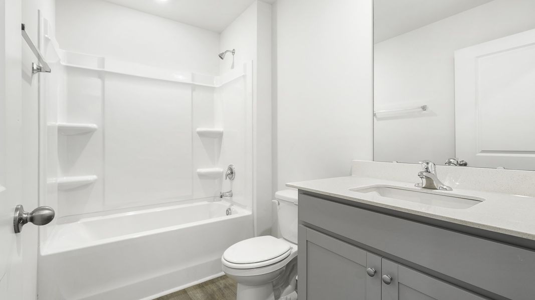 Furnished interior view inside a new home in Havencrest, Greensboro (Image 3). Furnished interior view inside a new home in Havencrest, Greensboro (Image 3).