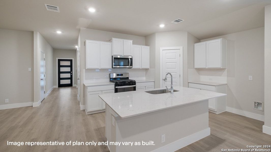 Furnished interior view inside a new home in Riverstone at Westpointe, San Antonio (Image 7).