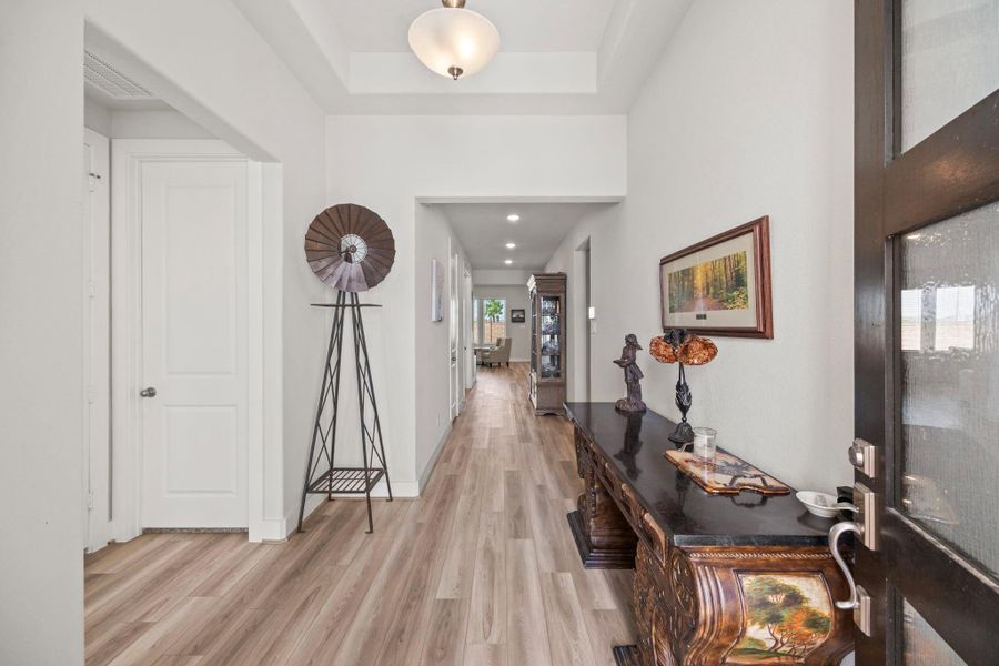 Furnished interior view inside a new home in , Santa Fe (Image 7).