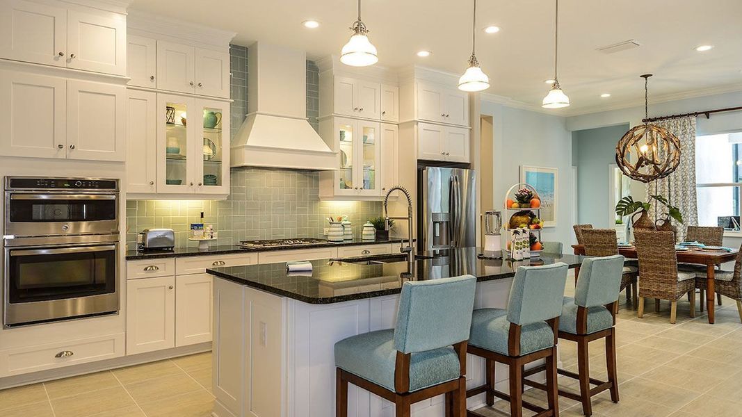 Furnished interior view inside a new home in SkySail Real Estate and Homes for Sale in Naples, FL - Neal Communities, Naples (Image 15).