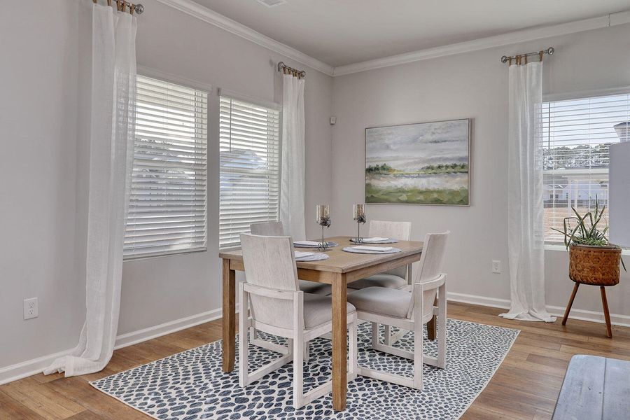 Furnished interior view inside a new home in Fairway Woods at Wyboo, Manning (Image 8).