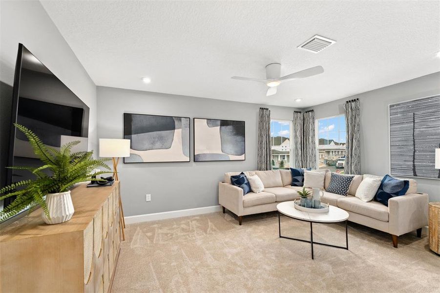 Furnished interior view inside a new home in Rainwood, Groveland (Image 13).