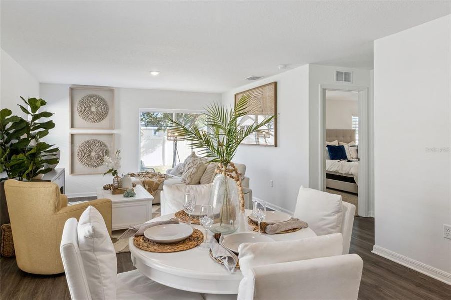 Furnished interior view inside a new home in Magnolia Pointe, Umatilla (Image 27).
