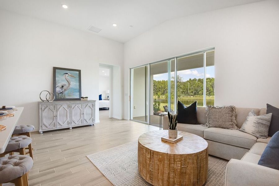 Representative furnished interior of a home built from the Saint Thomas by Taylor Morrison in Ardisia Park, New Smyrna Beach (Image 38).