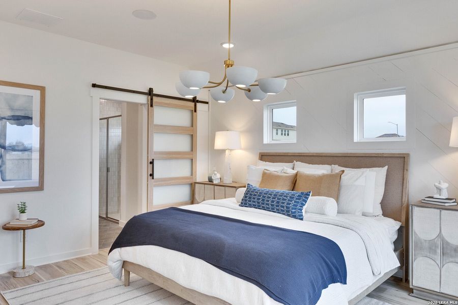 Furnished interior view inside a new home in Westridge, San Antonio (Image 22).