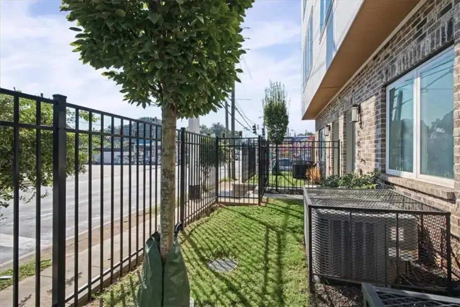 Exterior details and patio area of a home in Madison Park, Atlanta (Image 36).