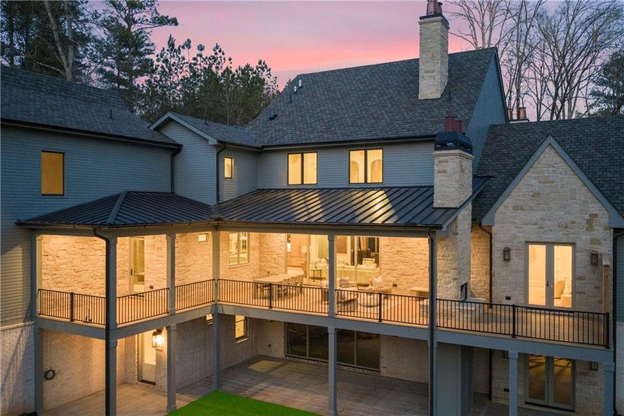 Exterior details and patio area of a home in , Milton (Image 33). Exterior details and patio area of a home in , Milton (Image 33).