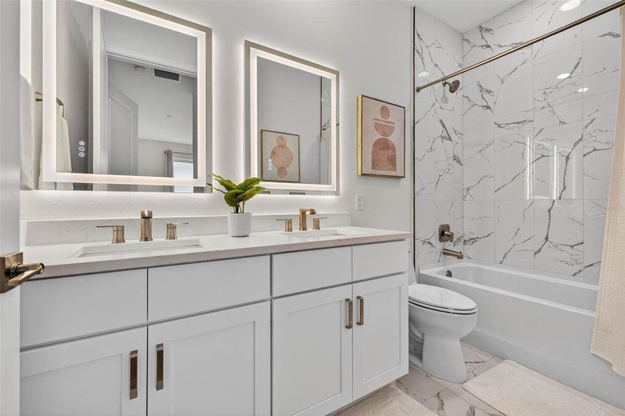 Furnished interior view inside a new home in Castille Urbana, St. Petersburg (Image 16). Furnished interior view inside a new home in Castille Urbana, St. Petersburg (Image 16).