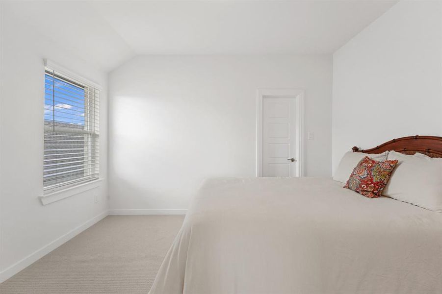 Furnished interior view inside a new home in Pecan Square, Northlake (Image 26). Furnished interior view inside a new home in Pecan Square, Northlake (Image 26).
