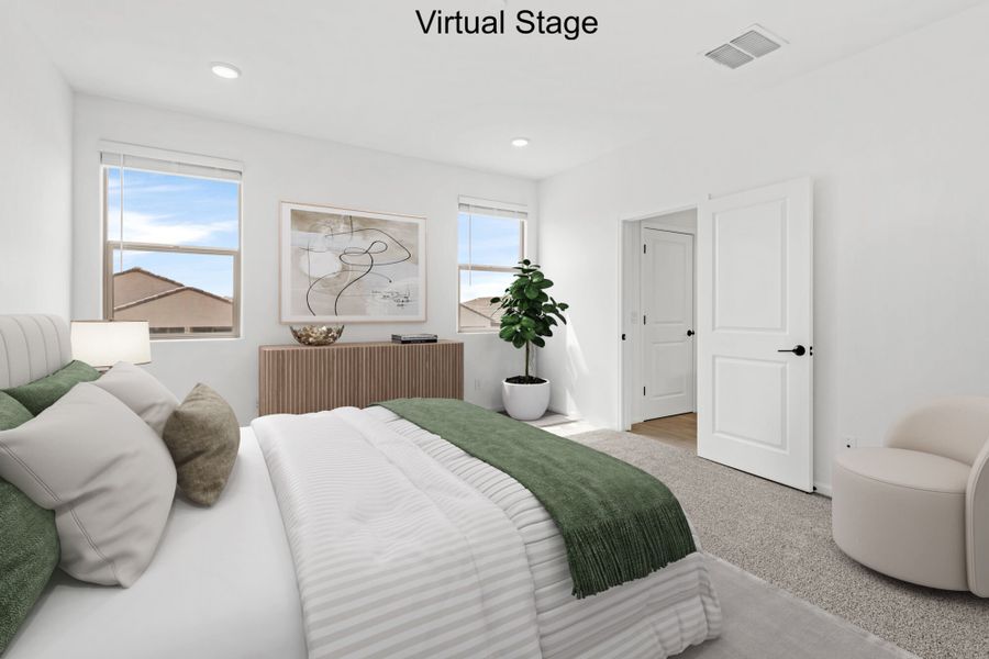 Furnished interior view inside a new home in Oasis At Rocking K, Vail (Image 8).