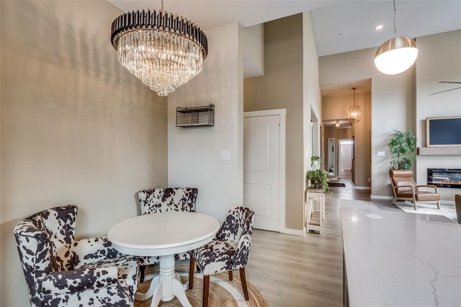 View of Eat-In Kitchen Area