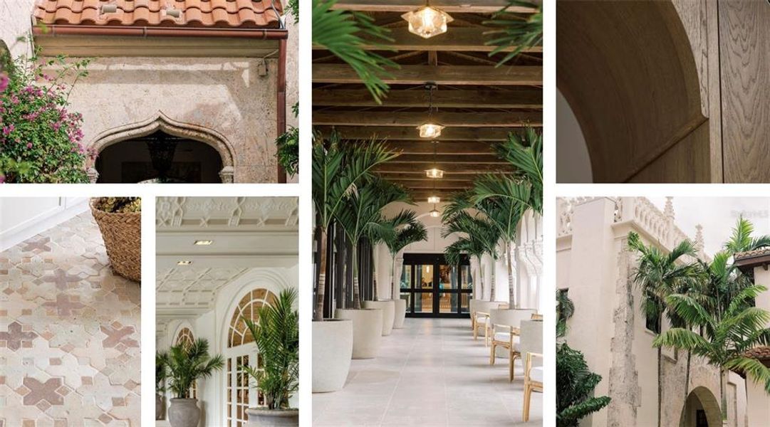 Exterior details and patio area of a home in , Sarasota (Image 1).