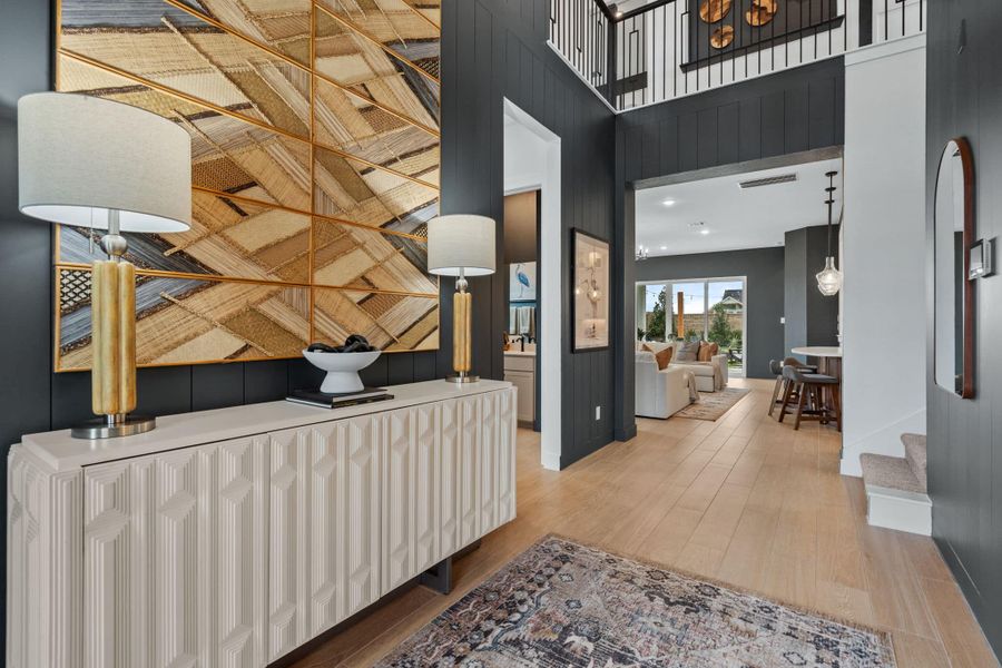 Furnished interior view inside a new home in Beacon Point, Texas City (Image 83). Furnished interior view inside a new home in Beacon Point, Texas City (Image 83).