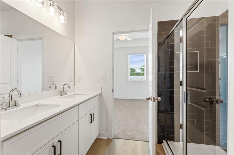 Furnished interior view inside a new home in Array, Atlanta (Image 7).
