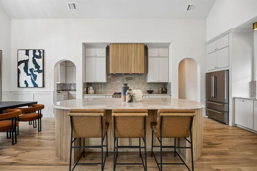 Furnished interior view inside a new home in , Dallas (Image 13).