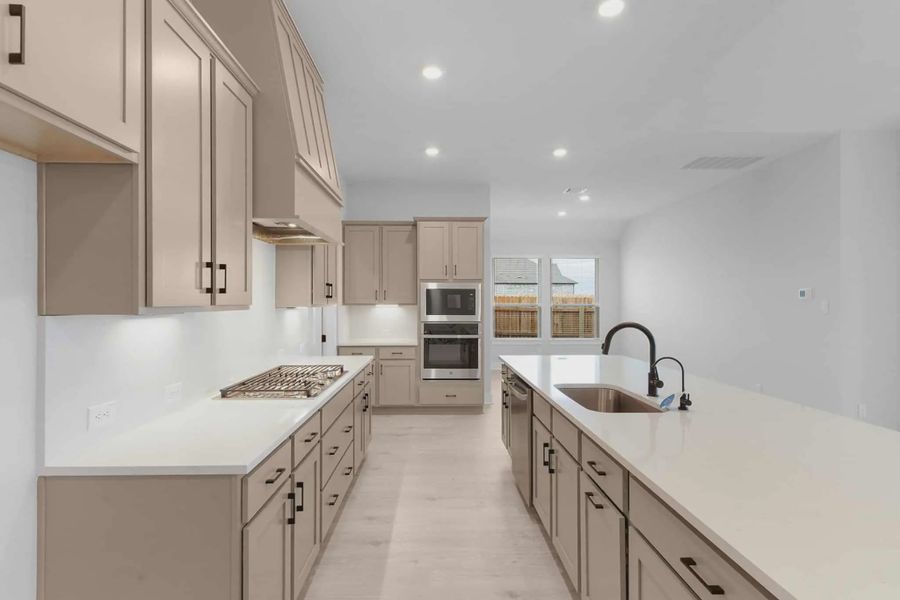 Representative furnished interior of a home built from the Peyton by Chesmar Homes in Highland Village, Georgetown (Image 5).