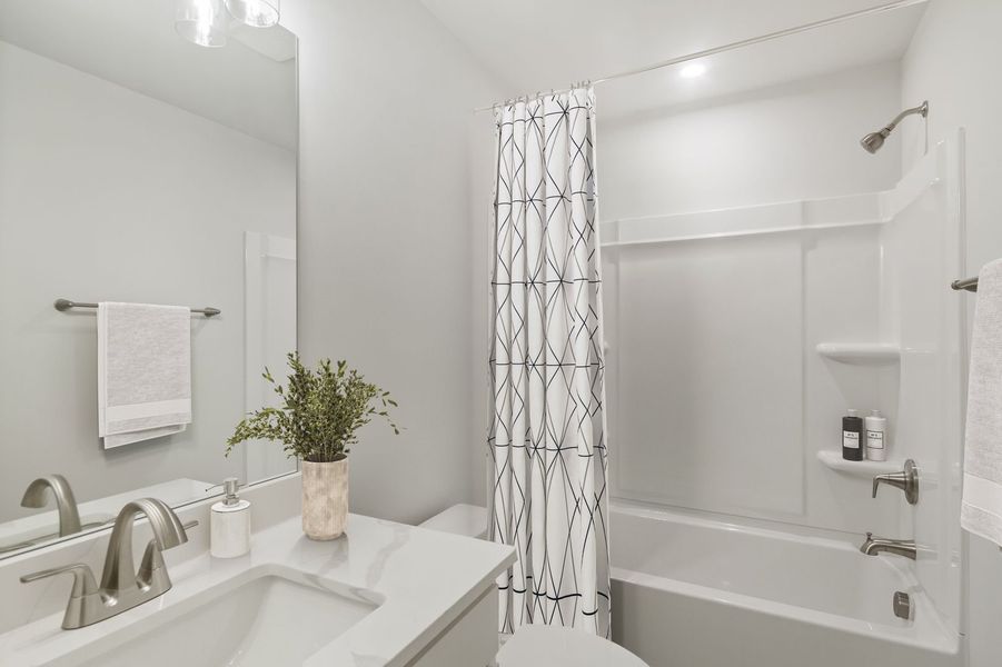 Representative furnished interior of a home built from the The Shiloh II by Stanley Martin Homes in Clairmont, Charlotte (Image 14).