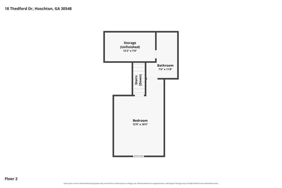 2D floor plan layout of this home in Allen Manor, Hoschton, GA (Image 6). 2D floor plan layout of this home in Allen Manor, Hoschton, GA (Image 6).