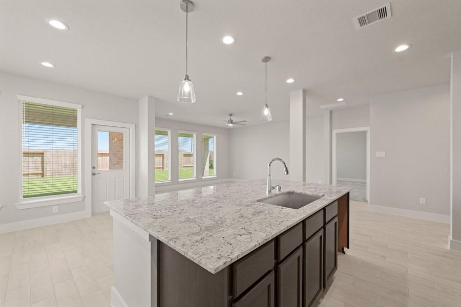 Furnished interior view inside a new home in Briarwood Crossing, Rosenberg (Image 6). Furnished interior view inside a new home in Briarwood Crossing, Rosenberg (Image 6).