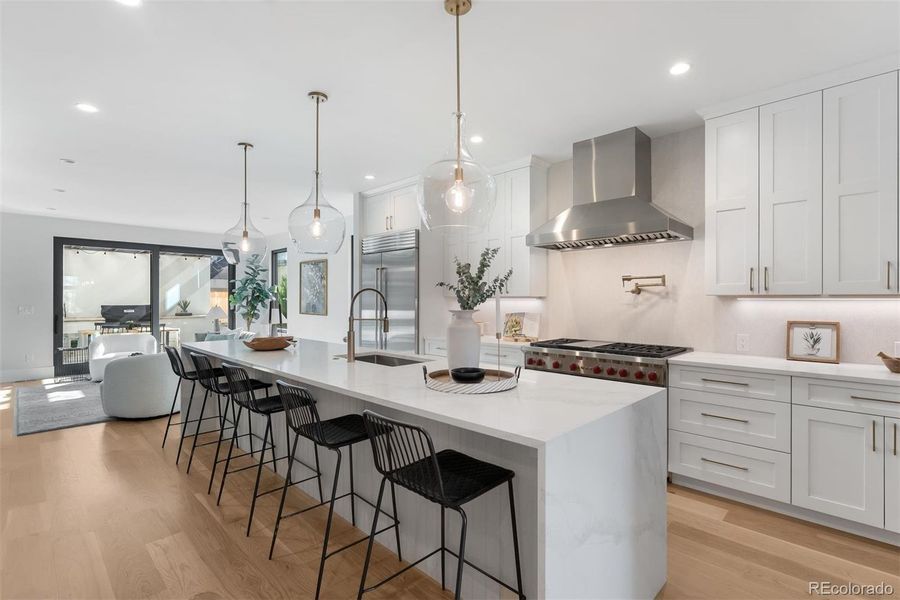 Furnished interior view inside a new home in , Denver (Image 5).