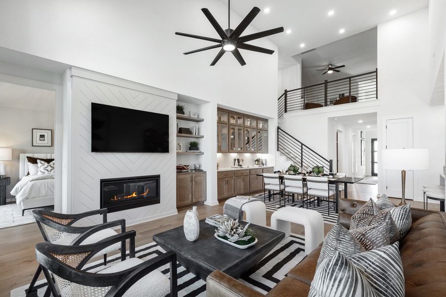 Representative Family Room/Dining Room - some options shown Representative Family Room/Dining Room - some options shown