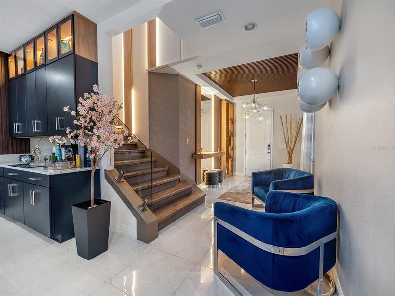 Furnished interior view inside a new home in , Orlando (Image 31).