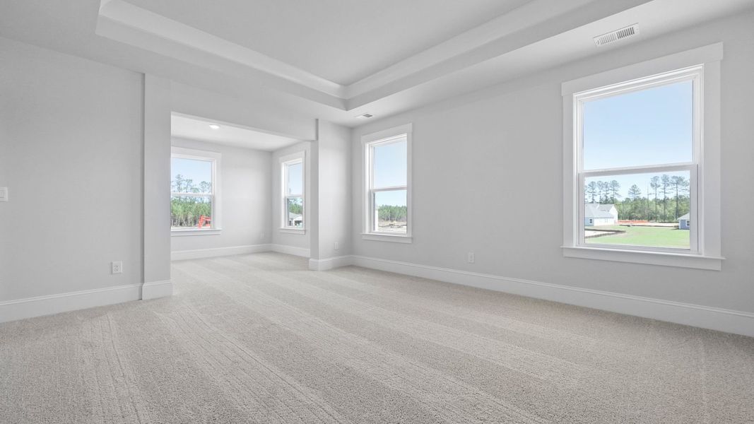 Representative unfurnished interior of a home built from the HARBOR OAK by D.R. Horton in Berkeley Bay, Ridgeville (Image 27). Representative unfurnished interior of a home built from the HARBOR OAK by D.R. Horton in Berkeley Bay, Ridgeville (Image 27).