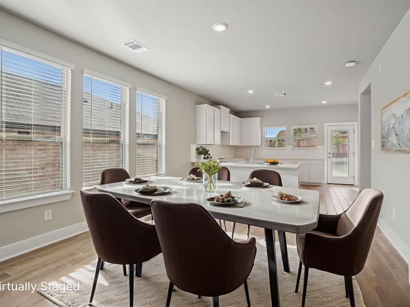 Furnished interior view inside a new home in Stetson Ridge, Marion (Image 3).