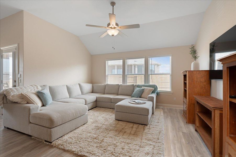 Furnished interior view inside a new home in , Kyle (Image 7).