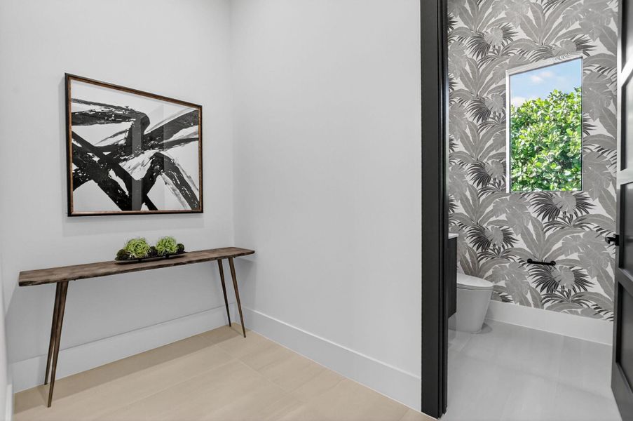 Furnished interior view inside a new home in , Boca Raton (Image 38).