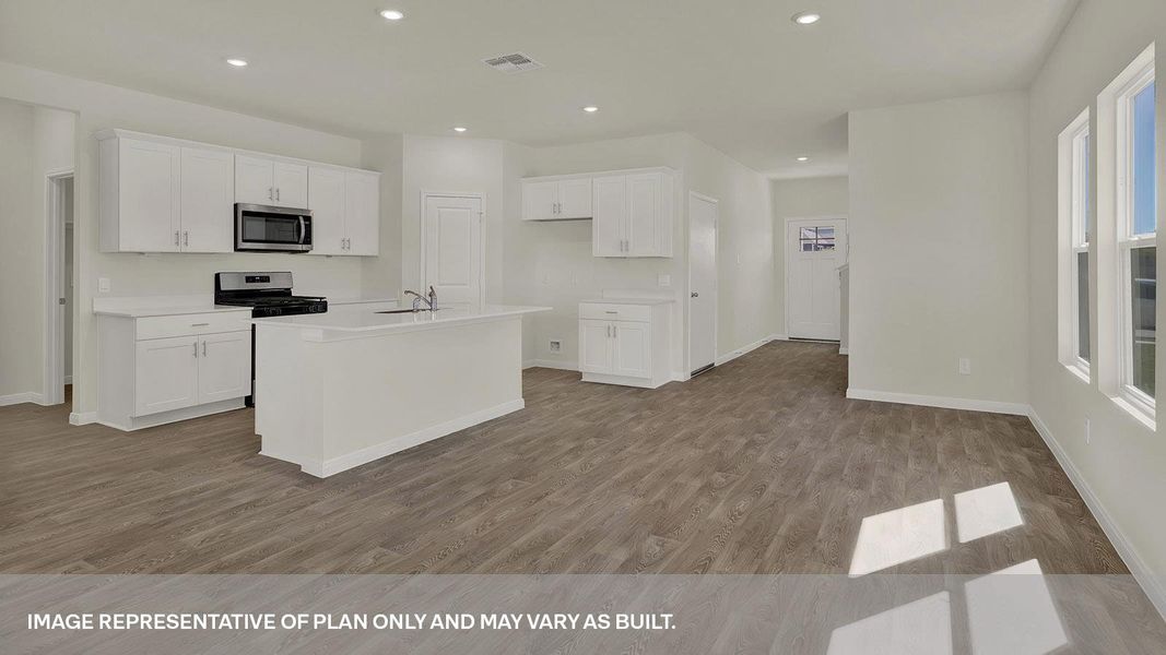 Furnished interior view inside a new home in Paramount, Kyle (Image 10).