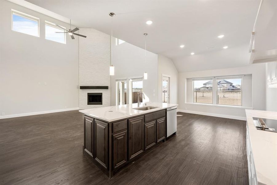 Furnished interior view inside a new home in Hayes Crossing, Midlothian (Image 16). Furnished interior view inside a new home in Hayes Crossing, Midlothian (Image 16).