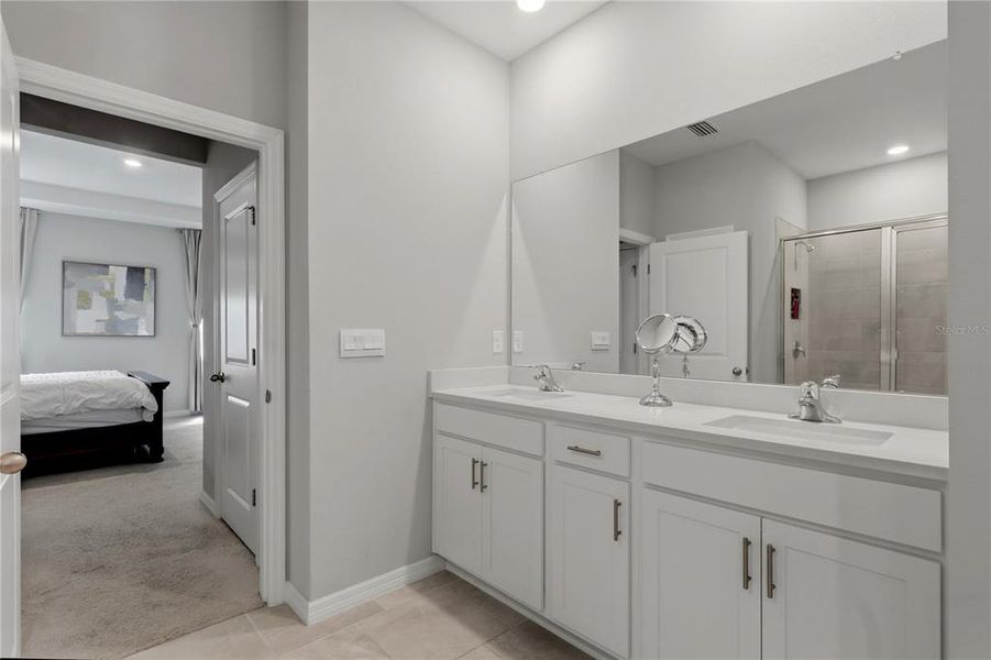 Furnished interior view inside a new home in , San Antonio (Image 36).