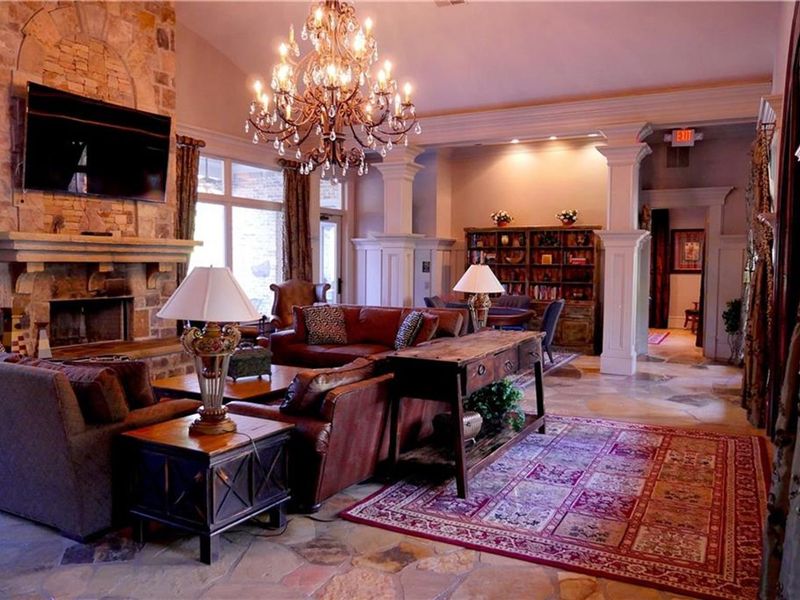 Furnished interior view inside a new home in The Village at Towne Lake, Woodstock (Image 13).